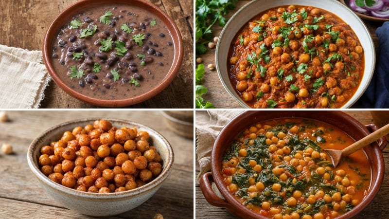 Cuatro recetas caseras de la categoría, imagen de legumbres